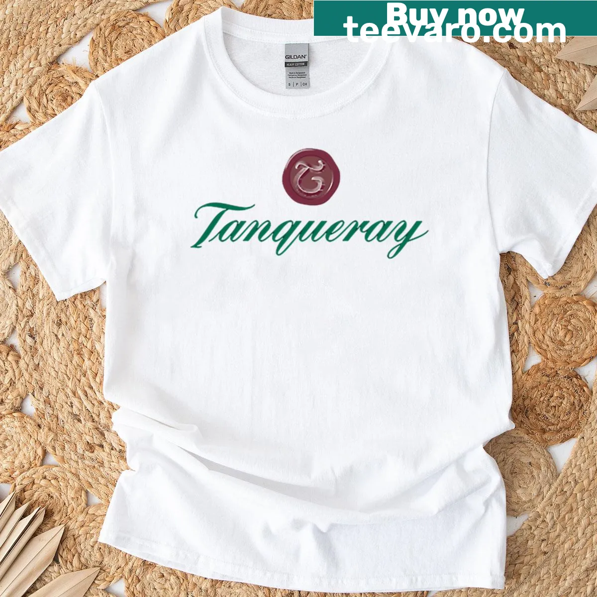 Vintage-inspired design graphic on casual T-shirt — on a men's t-shirt