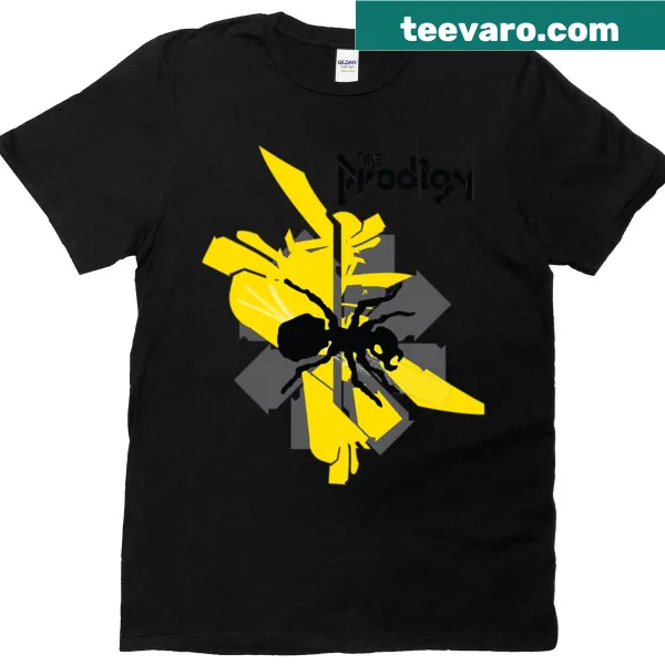 Bold Prodigy logo on a casual t-shirt