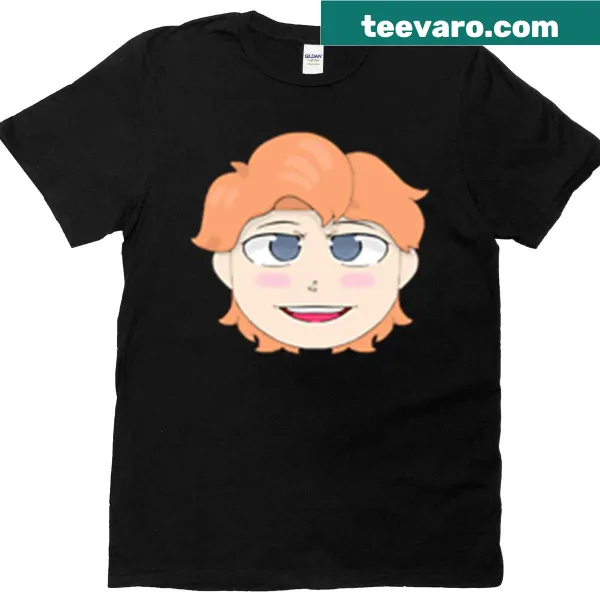 Graphic tee featuring the word Senpai in playful design