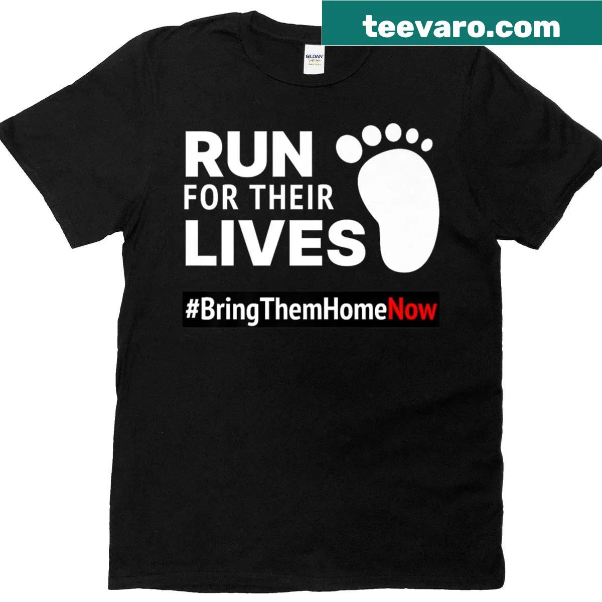 Stand With Israel printed text t-shirt — on a men's t-shirt