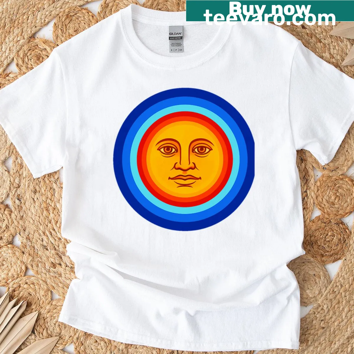 Summer themed typography T-shirt celebrating sunny days — on a men's t-shirt