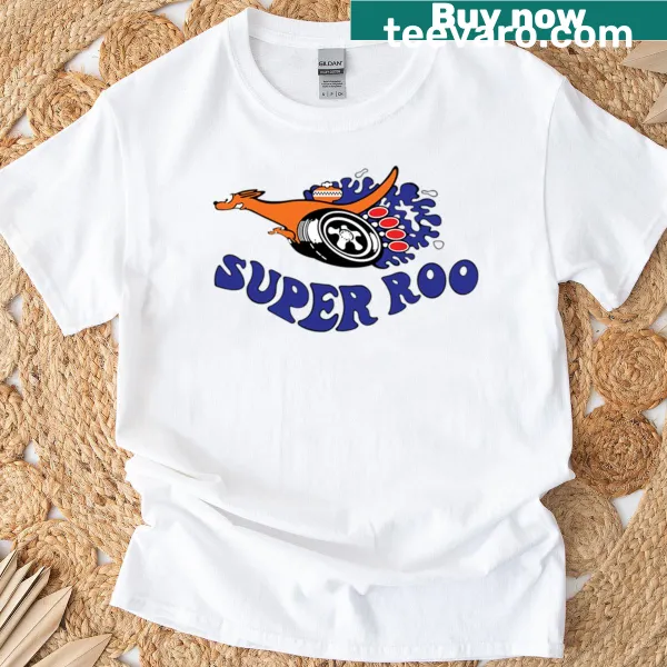 Bold superhero logo t-shirt design for fans of superhero culture