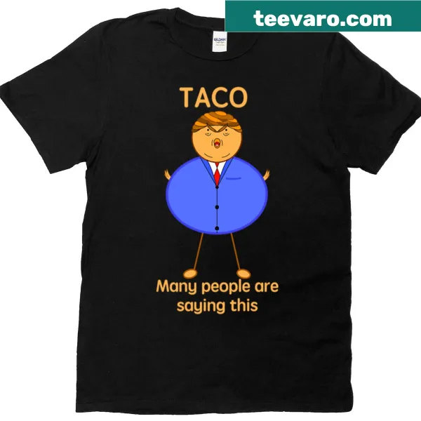 Playful cartoon taco graphic on a T-shirt