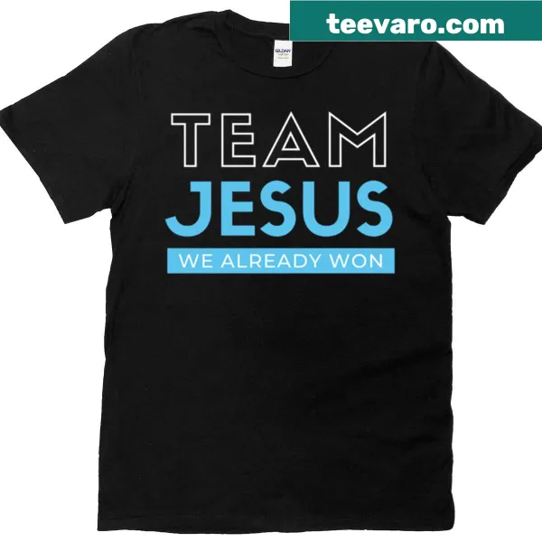 Inspirational t-shirt with Team Jesus text design