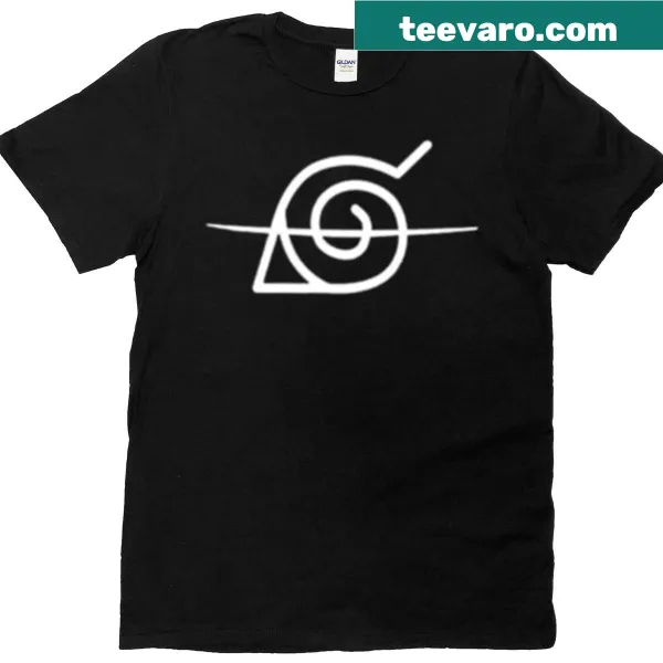 T-shirt with a scratched village logo design