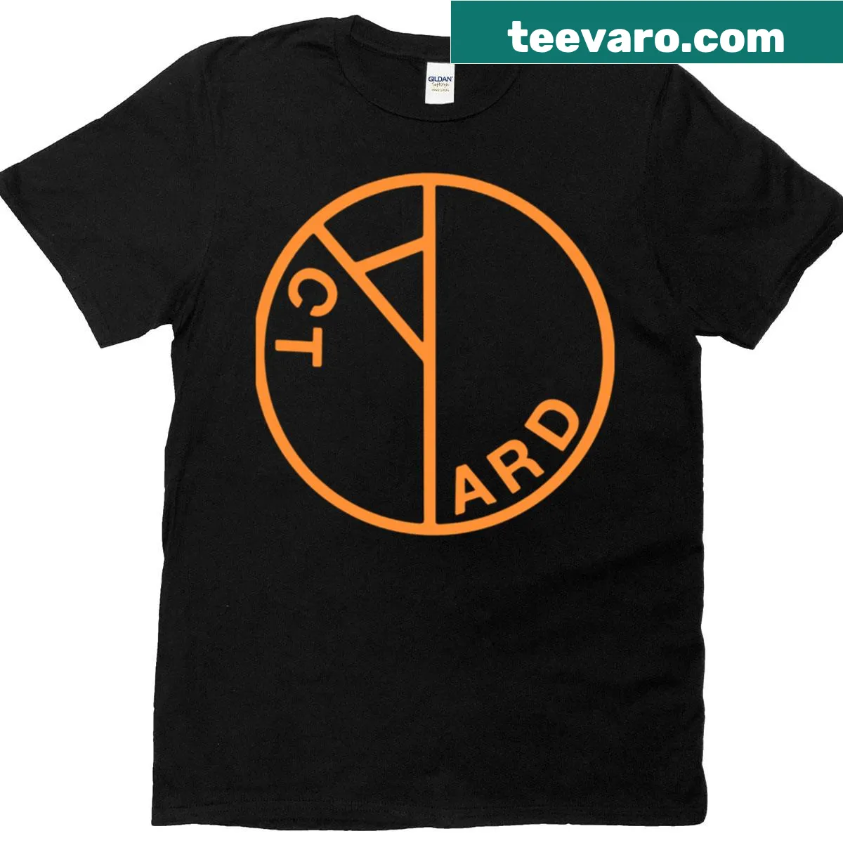 Yard Act logo T-shirt with a fun design — on a men's t-shirt