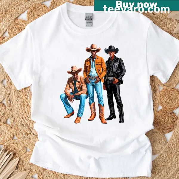 Black history graphic featuring cowboys in rodeo