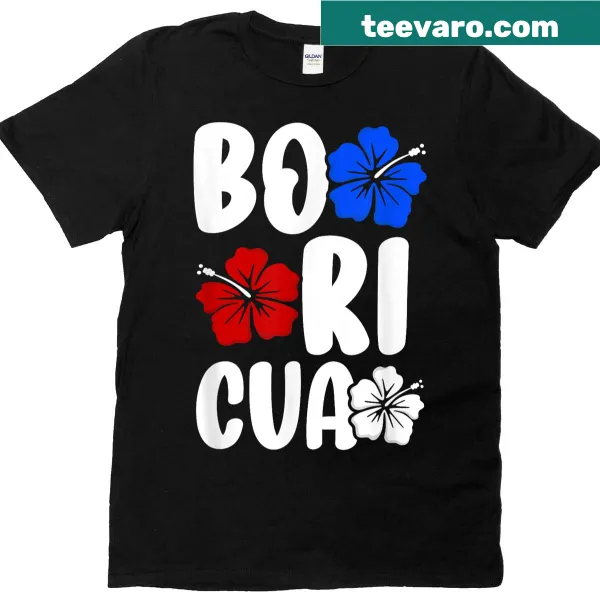 Elegant design celebrating Puerto Rican culture with roses and text.