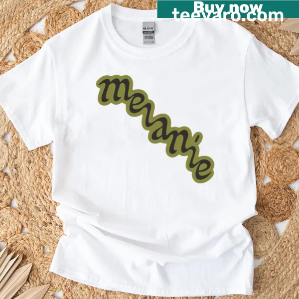 Hand-lettered Charm By Clairo graphic on a T-shirt