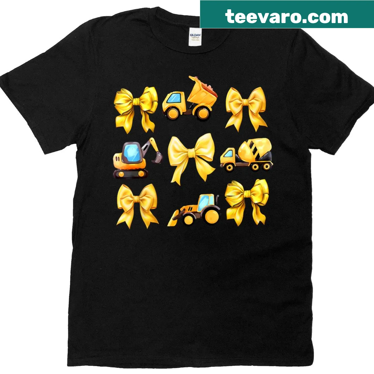 Funny construction worker T-shirt for women — on a men's t-shirt