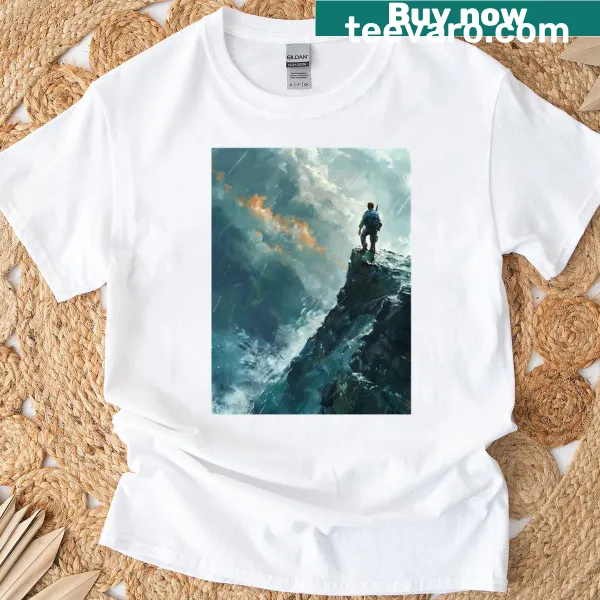 Motivational typography T-shirt about perseverance and success