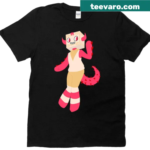 Thorny devil lizard graphic on a t-shirt