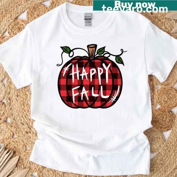 Oversized T-shirt with a cute pumpkin graphic for fall