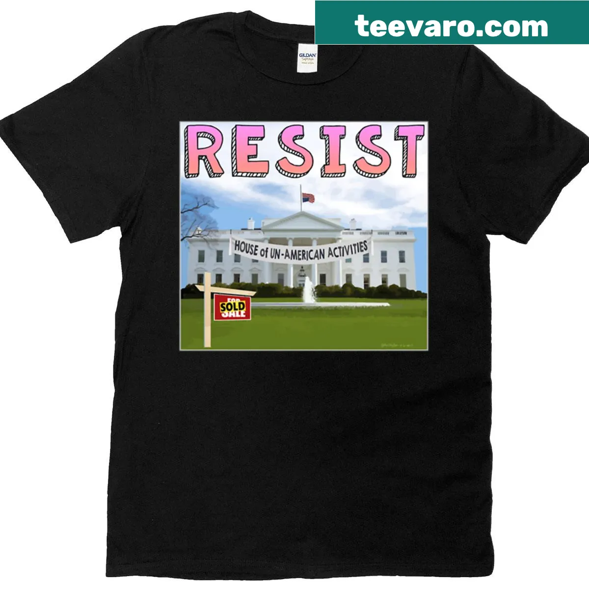 Oversized t-shirt with activism-themed text design — on a men's t-shirt