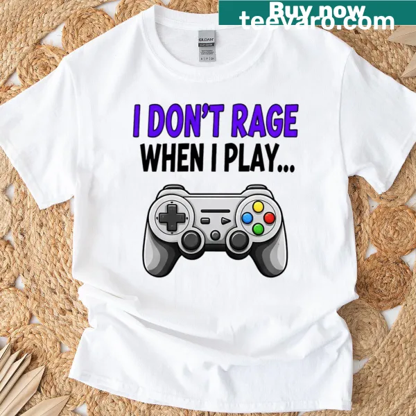 Funny oversized tee with a gamer attitude and controller graphic