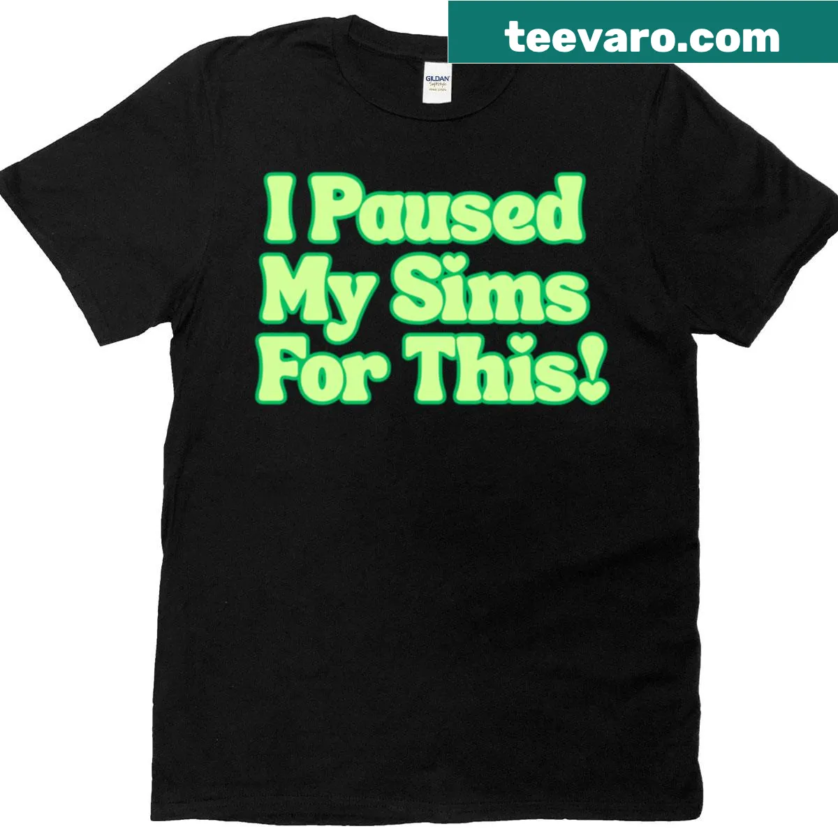 Funny gaming-themed t-shirt with playful text — on a men's t-shirt