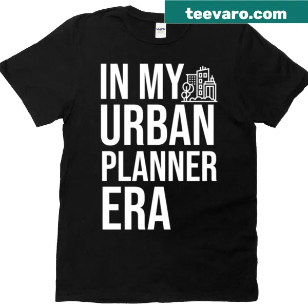 Oversized tee with the phrase 'In My Urban Planner Era' in bold typography