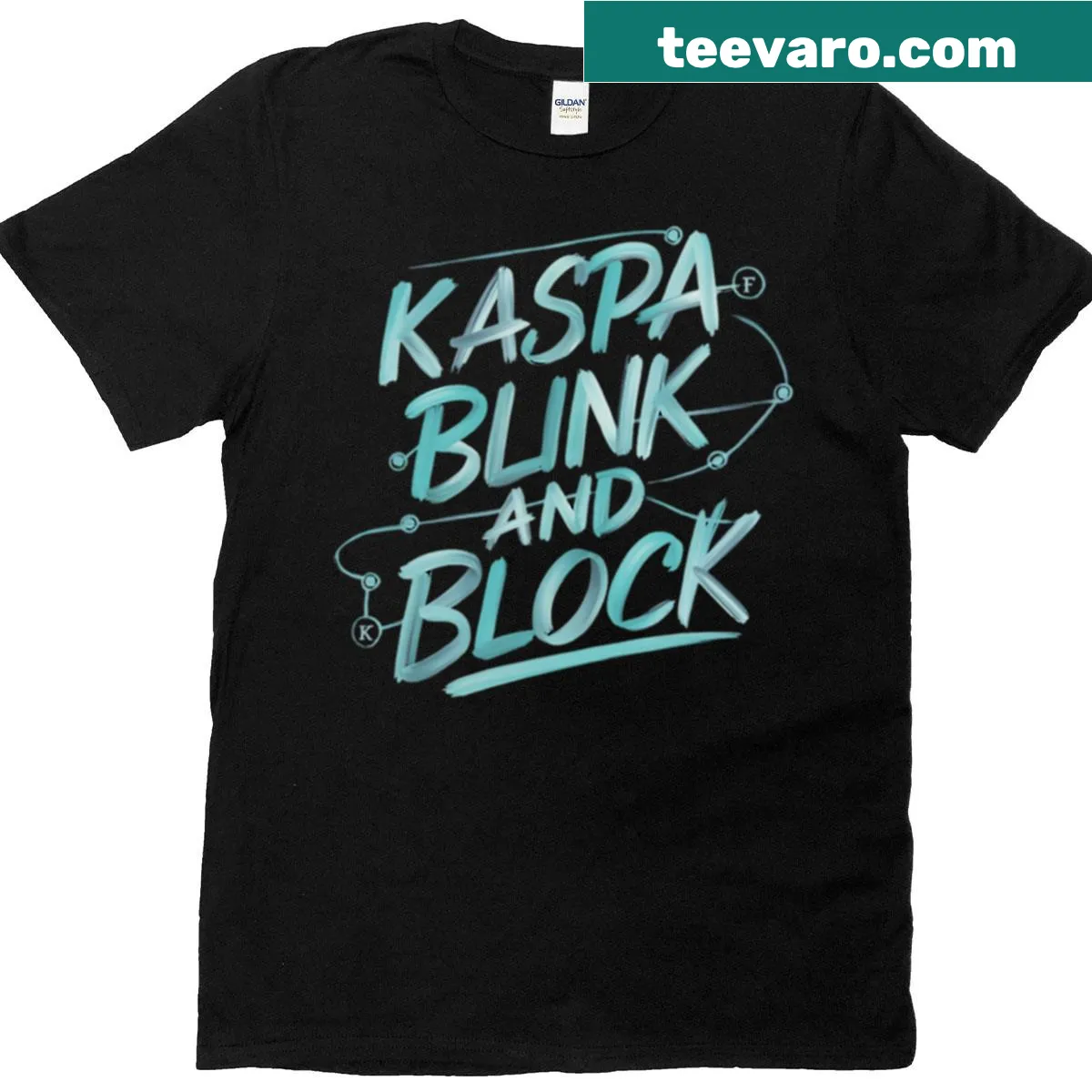 Oversized t-shirt with inspirational message about action over talk — on a men's t-shirt