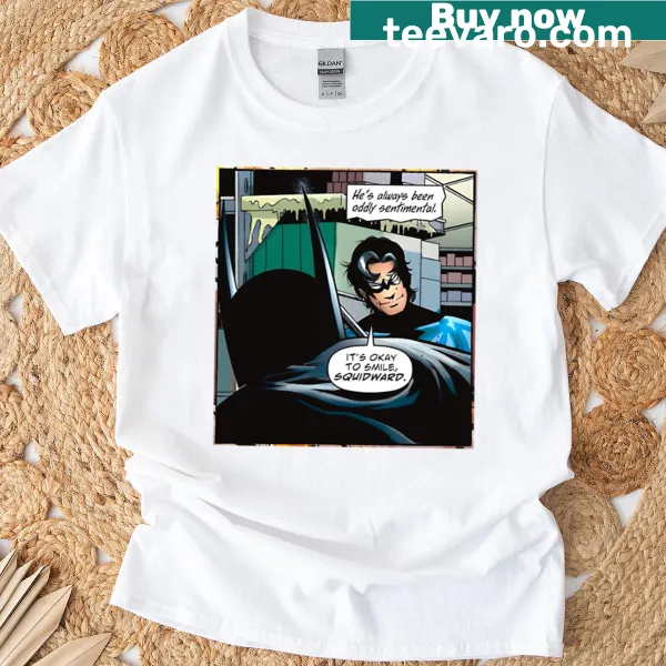 T-shirt featuring a sassy Nightwing graphic