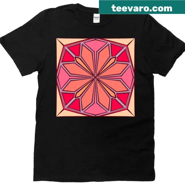 Minimalist T-shirt featuring an octagon graphic