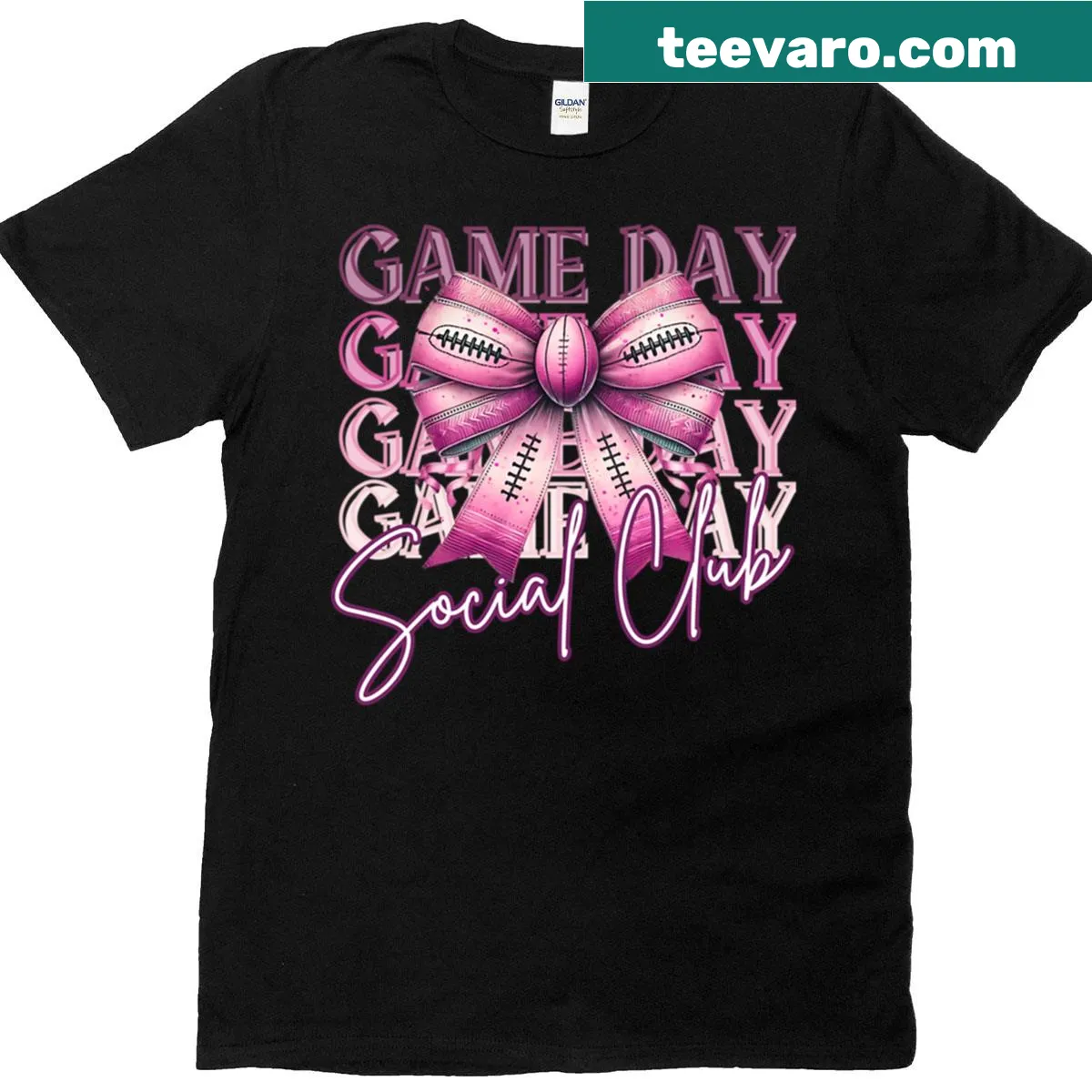 Vintage-style oversized T-shirt for football game days — on a men's t-shirt