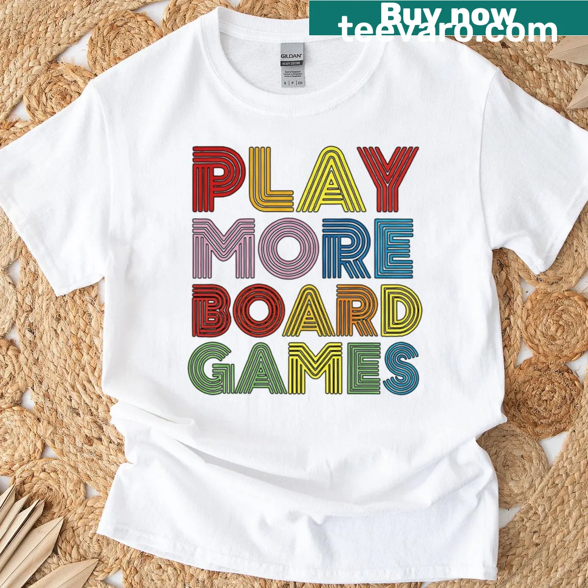 Playful board game themed T-shirt for tabletop gaming enthusiasts — on a men's t-shirt
