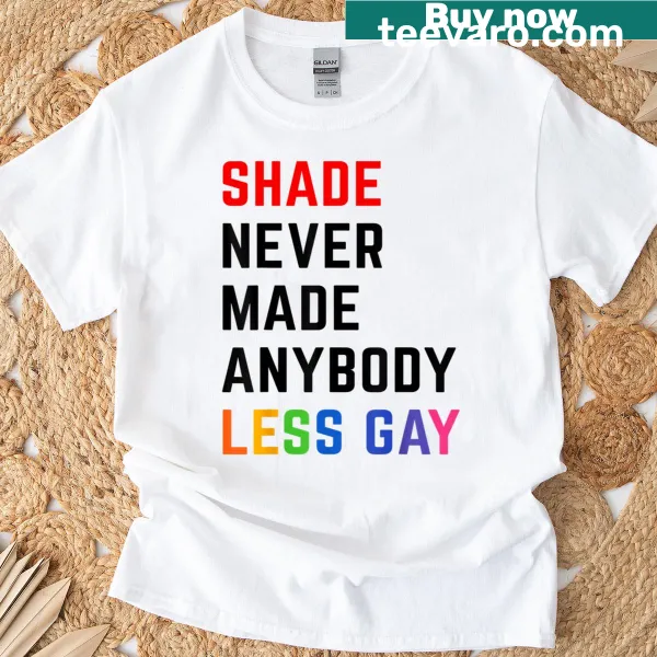 Supportive LGBTQ+ graphic on a t-shirt