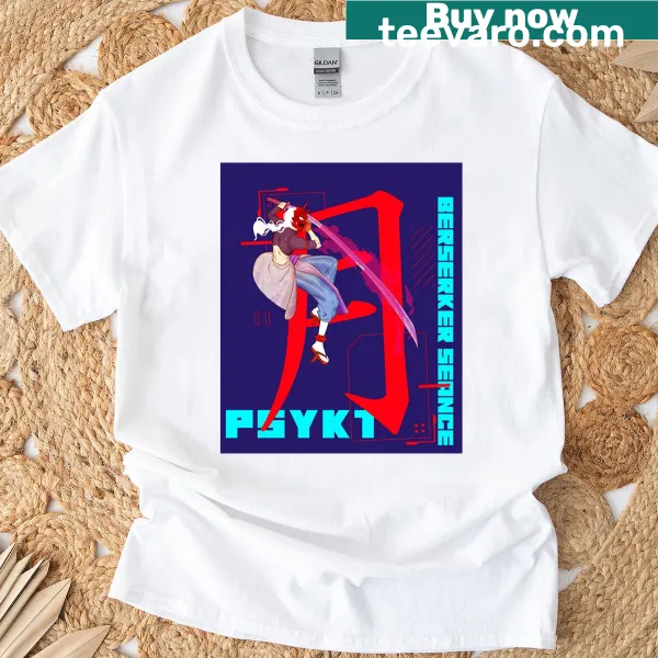 Illustration of mystical characters on Psykt Berzerker Seance T-shirt