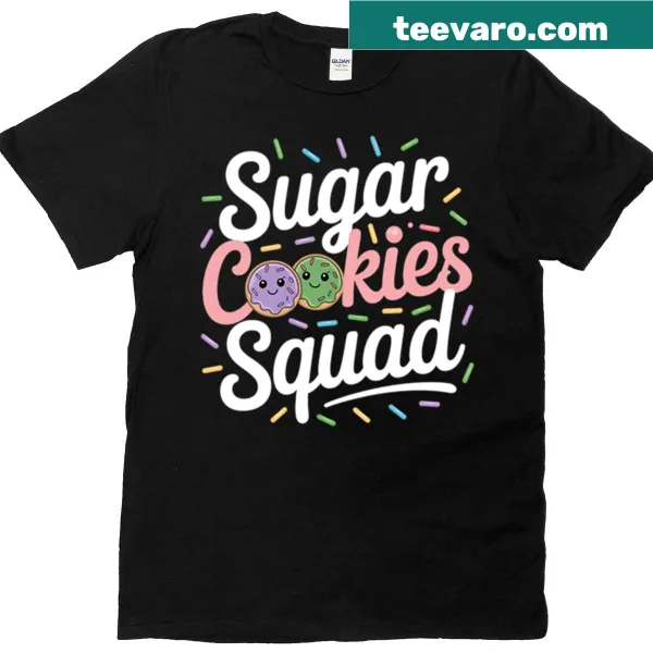 Matching family t-shirt with sugar cookies and sprinkles design