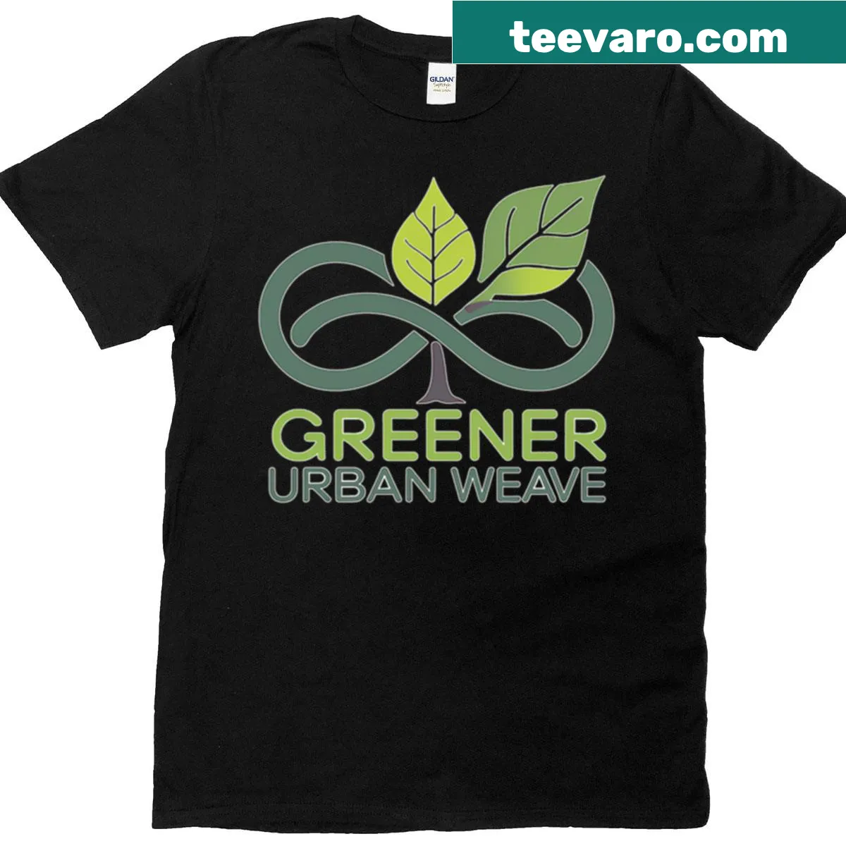 Oversized t-shirt with an abstract thread design — on a men's t-shirt