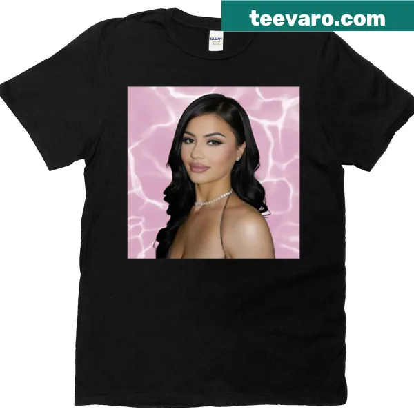Cartoon graphic T-shirt featuring Wendy Ortiz, TikTok streamer
