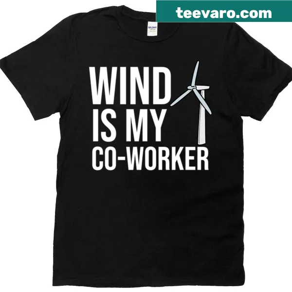 Funny wind turbine technician t-shirt with a humorous quote