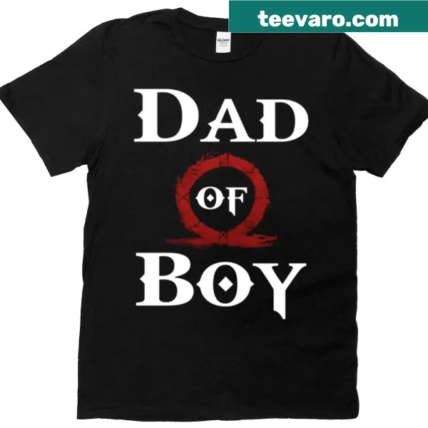 Proud Dad Of Boy t-shirt with bold typography