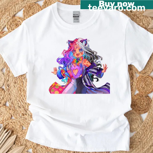 Illustrative Dagnes-themed T-shirt for art lovers