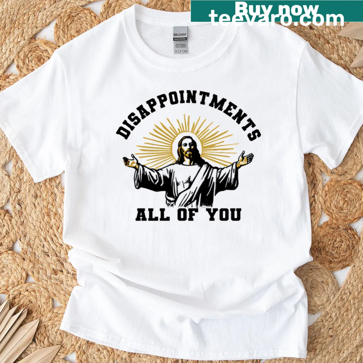 T-shirt with the text 'Disappointments All Of You' in bold font — on a men's t-shirt