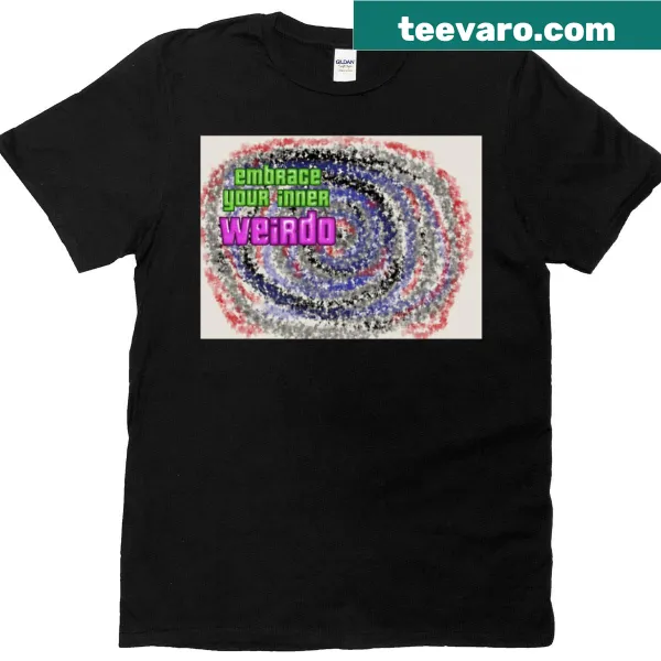Abstract graphic celebrating individuality on a casual T-shirt