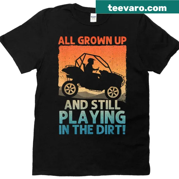 Witty SXS offroading graphic on a men’s and women’s t-shirt