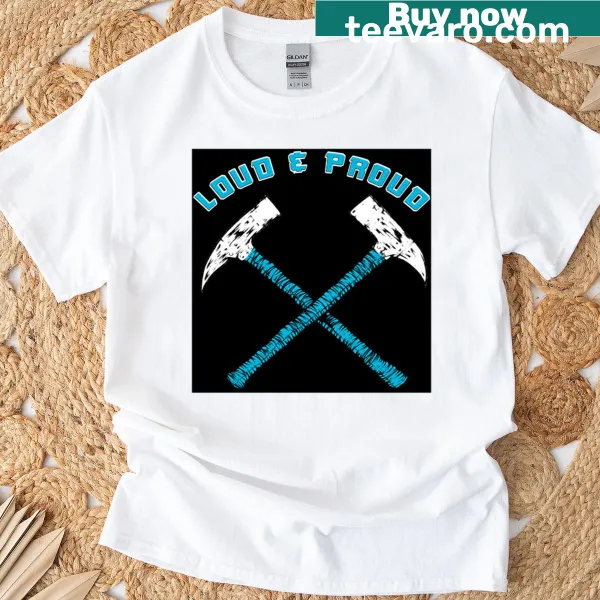Bold Hammers High typography T-shirt for sports fans
