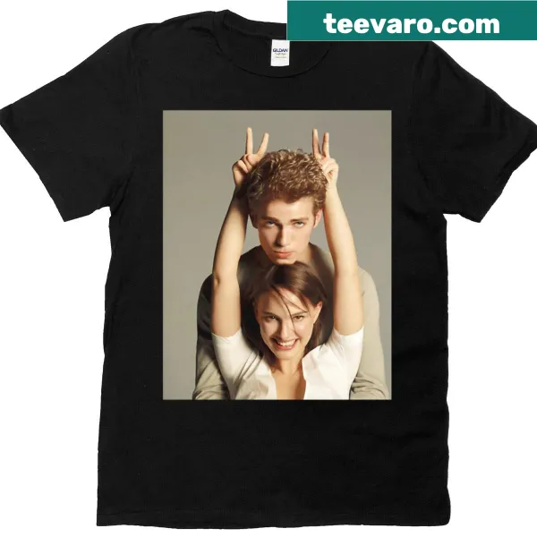 Illustration t-shirt featuring Hayden Christensen and Natalie Portman