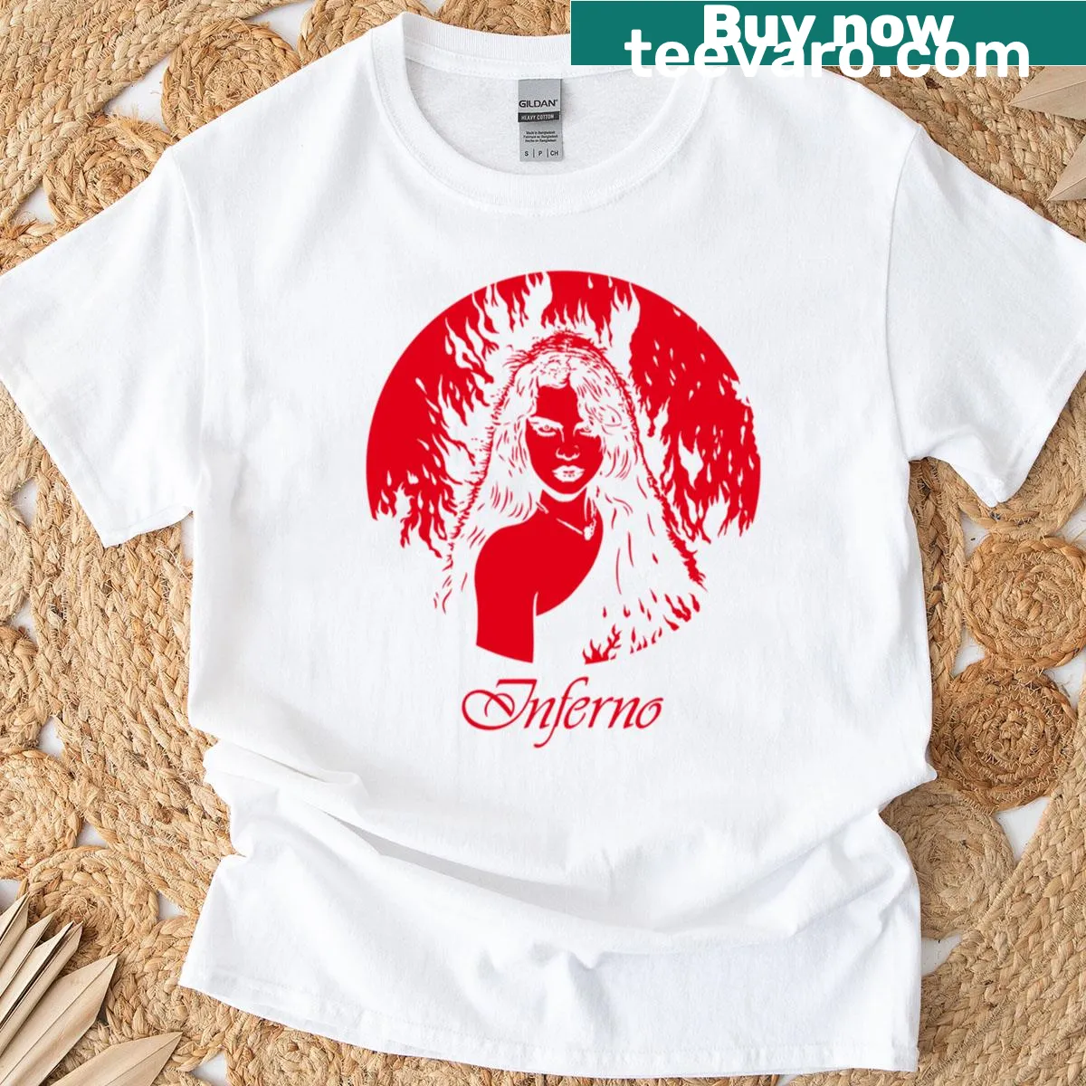 Graphic design inspired by Dario Argento's Inferno on a T-shirt — on a men's t-shirt