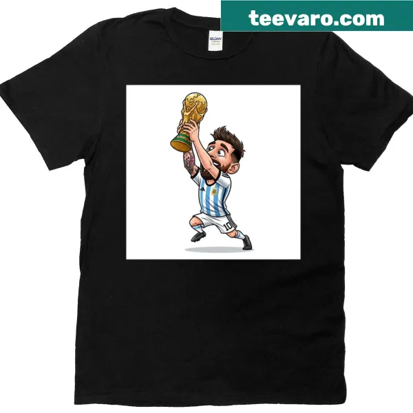 Lionel Messi t-shirt featuring bold graphic design