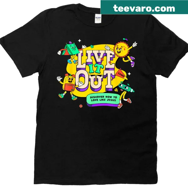 Inspirational Bible school t-shirt for youth with a faith message
