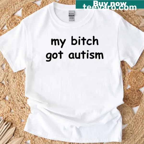 Witty t-shirt promoting autism awareness with humorous text