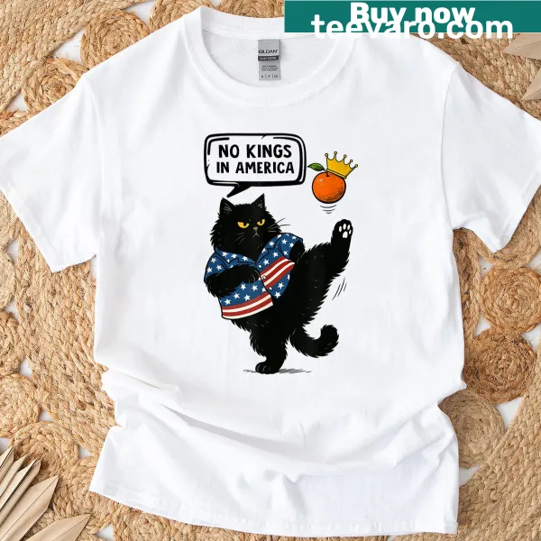 Patriotic T-shirt with bold text about independence
