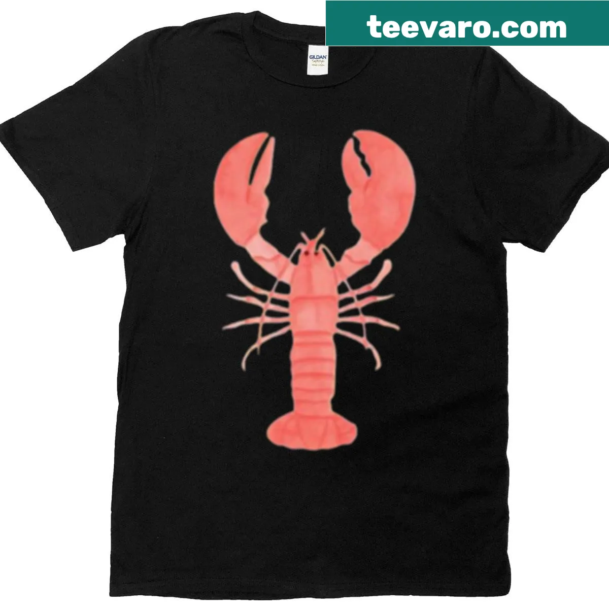T-shirt featuring a fun design related to Red Lobster — on a men's t-shirt