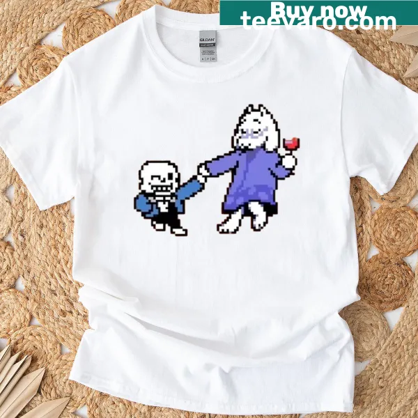Dancing Sans and Toriel graphic t-shirt