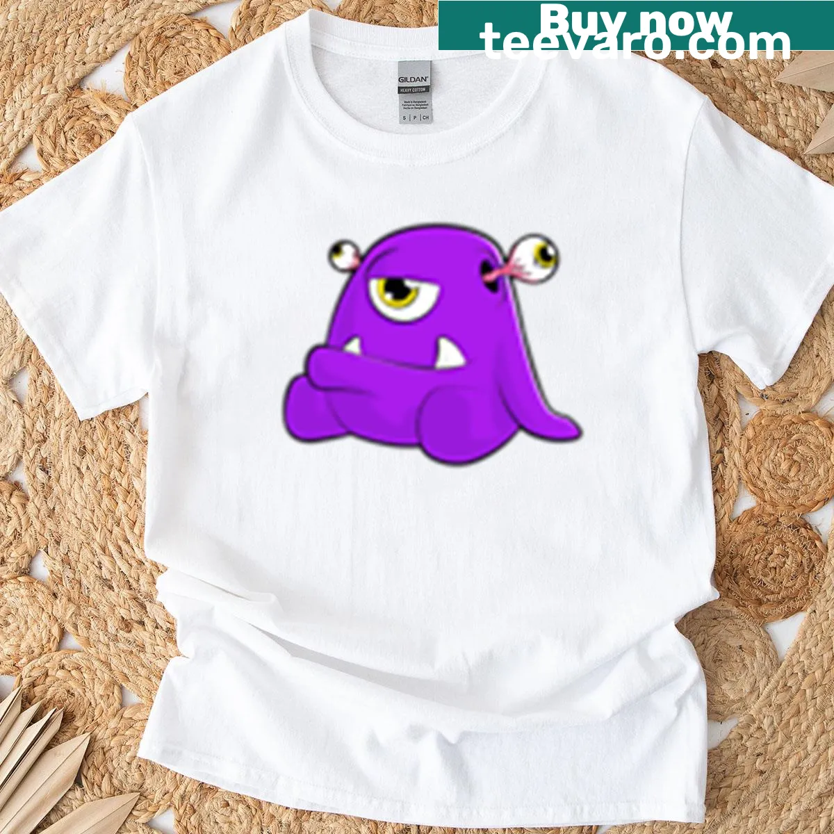 Charming friends illustration on Thebuddies N55 T-shirt — on a men's t-shirt