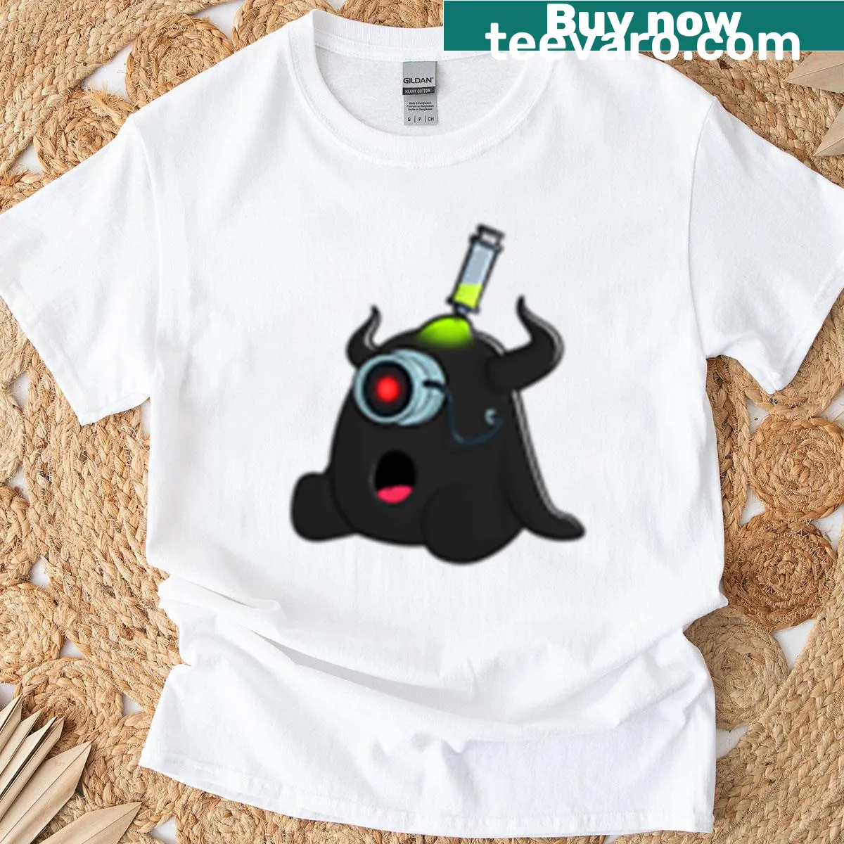 Minimalist design featuring the brand name 'thebuddies N63' in bold typography — on a men's t-shirt