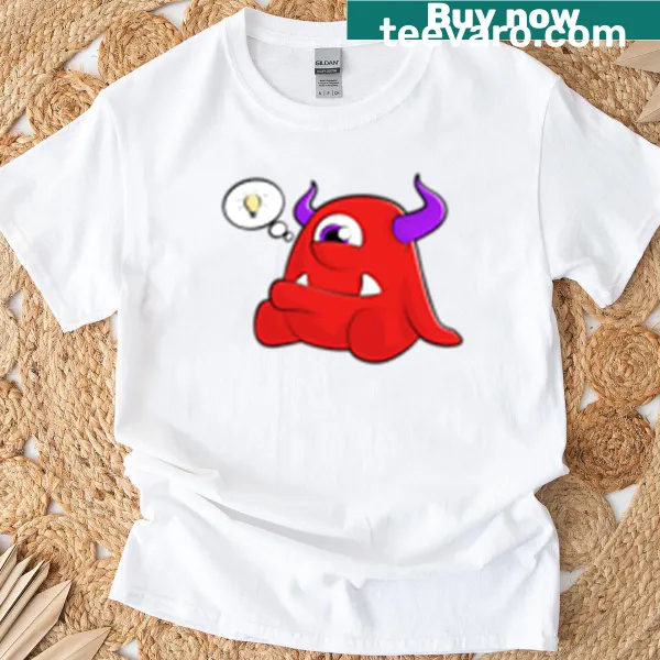 Playful cartoon themed t-shirt about friendship