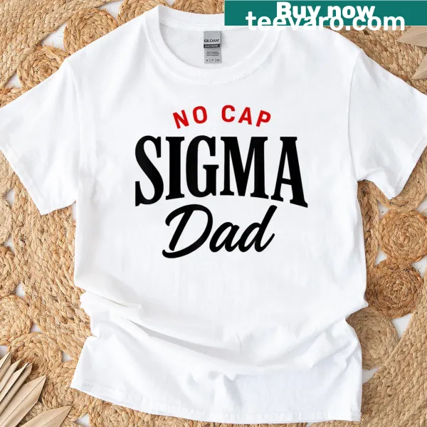 Vintage style T-shirt for dads with the text 'Best Dad No Cap'